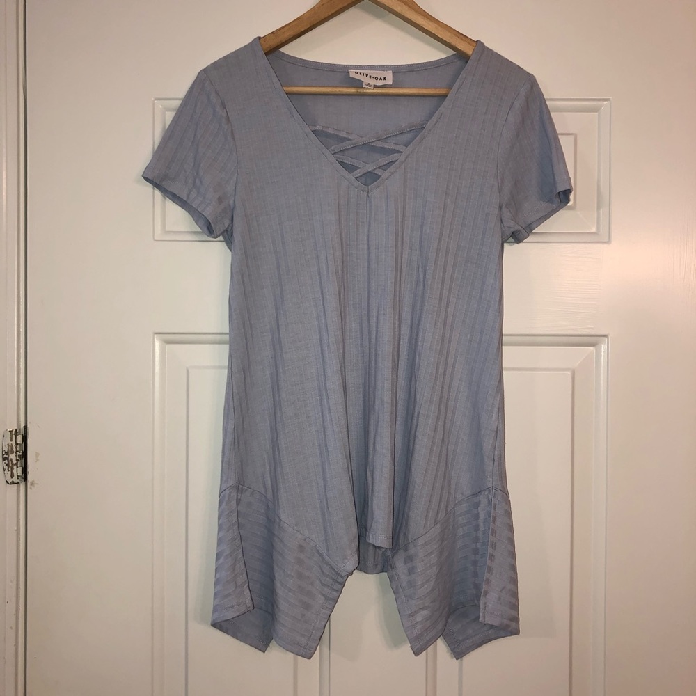 Olive & Oak Periwinkle Top